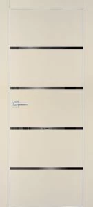 Межкомнатная дверь PX-17  AL кромка с 4-х ст. Бежевый матовый