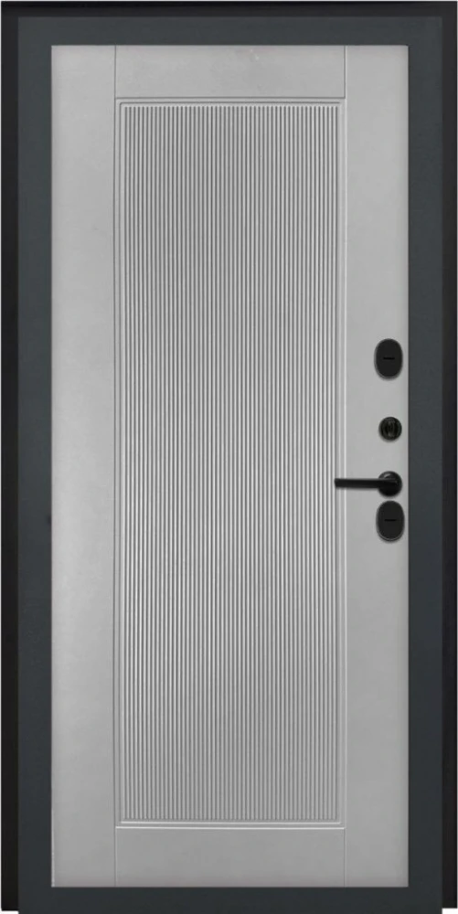 Входная дверь ДвериПРО Аура ПВХ 10мм Астрод Velutto Grigio DPRO200396 внутренняя сторона