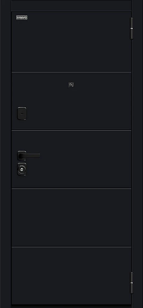 Входная дверь Прайм/SBlack Black Shell/White Silk BR6209 внешняя сторона