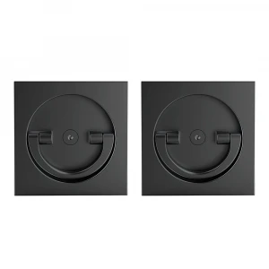 Ручка поворотная для раздвижных дверей  SH.QUADRO55.BK8x2 BL-26 черный