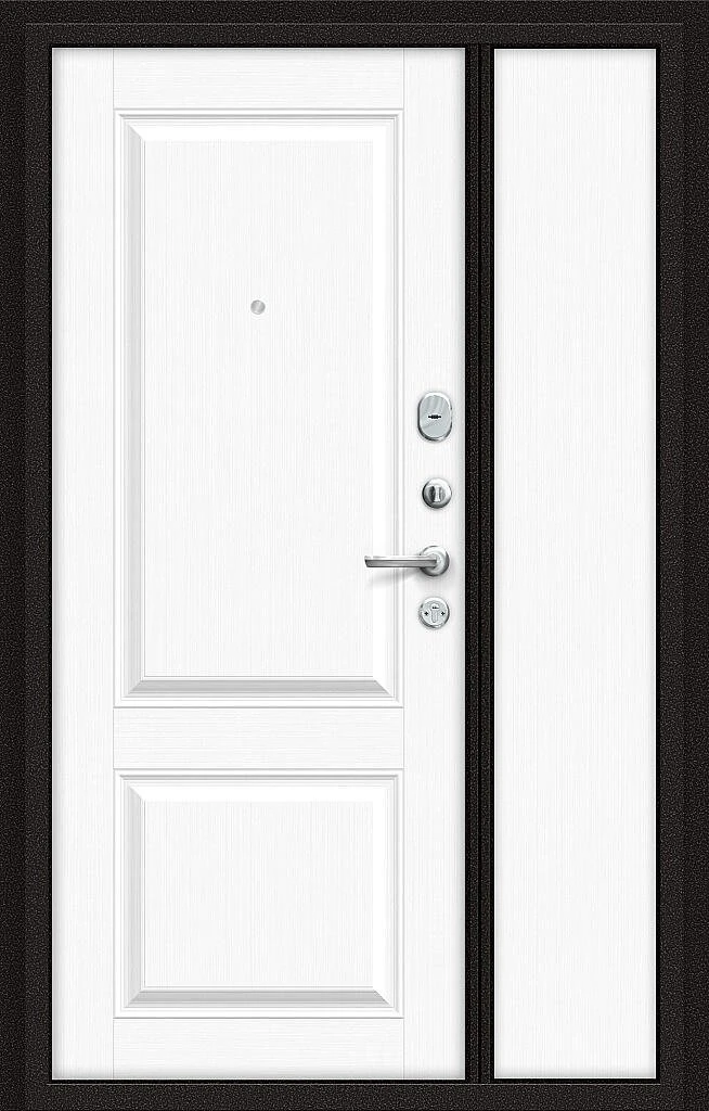 Входная дверь Optim X-2 7 см Антик Медный/Белый клен BR6176 внутренняя сторона