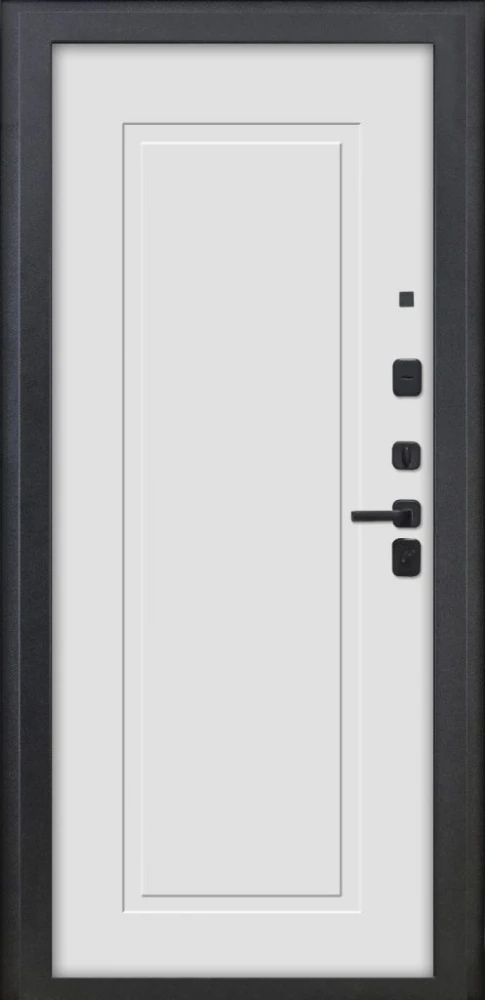 Входная дверь ДвериПРО Модель 3КЛ-1101 ФЛ-25 Веллуто бьянко DPRO226538 внутренняя сторона