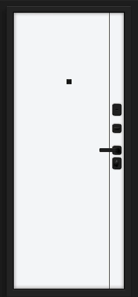 Входная дверь Джентл/SBlack Black Shell/White Silk BR6350 внутренняя сторона