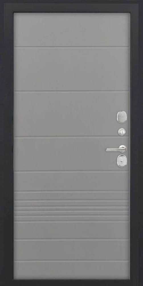 Входная дверь ДвериПРО L-Термо серебро ФЛ-700 (10мм, ясень грей) DPRO200248 внутренняя сторона