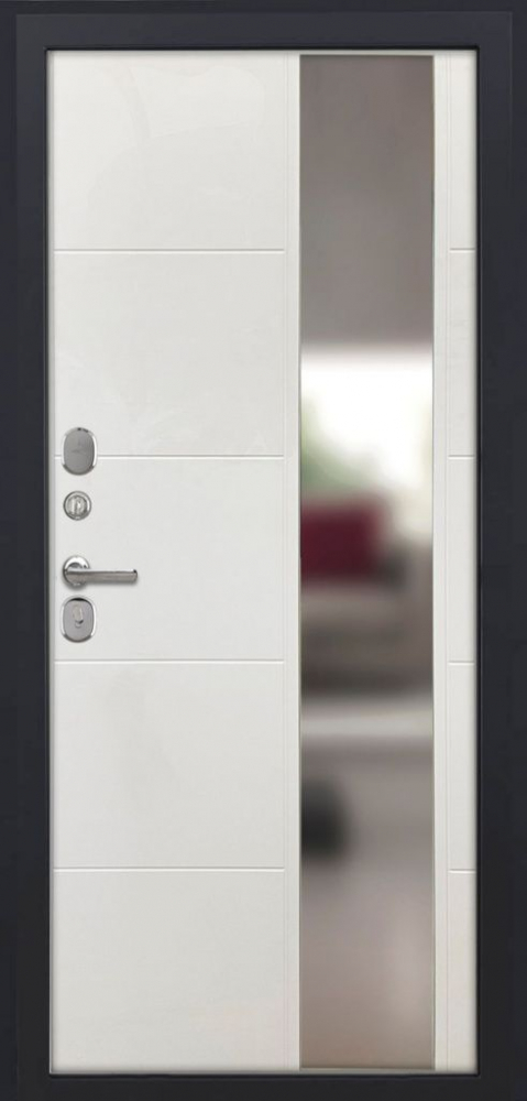 Входная дверь ДвериПРО L-3b ФЛЗ-649 капучино (зеркало) DPRO200356 внутренняя сторона