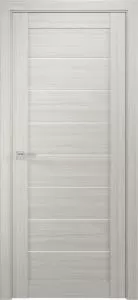 Межкомнатная дверь ЛУ-7 капучино (стекло сатинат, 900x2000)